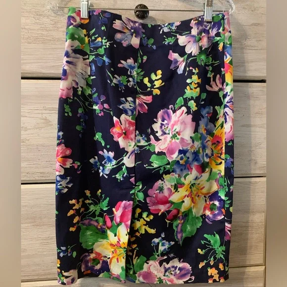 Ralph Lauren Flower Skirt - Picture 2 of 2